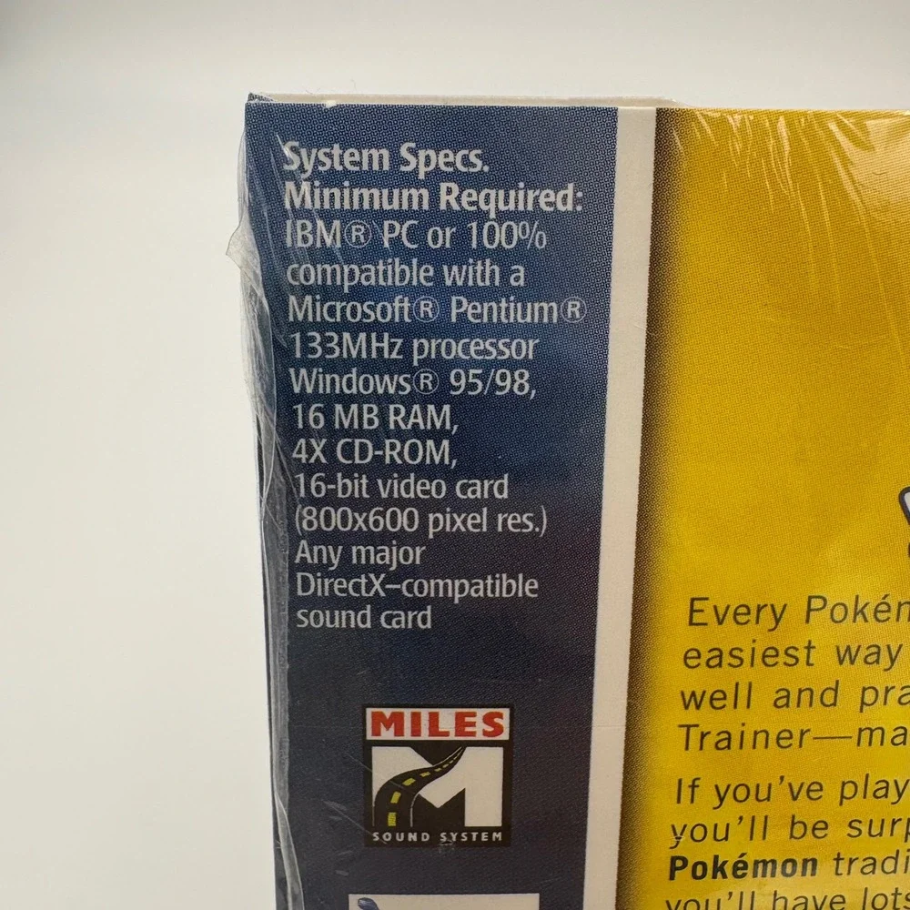 Pokémon Play It! Version 2 PC Game NEW Factory Sealed‎ TCG CD-ROM